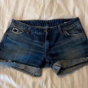 wrangler denim shorts